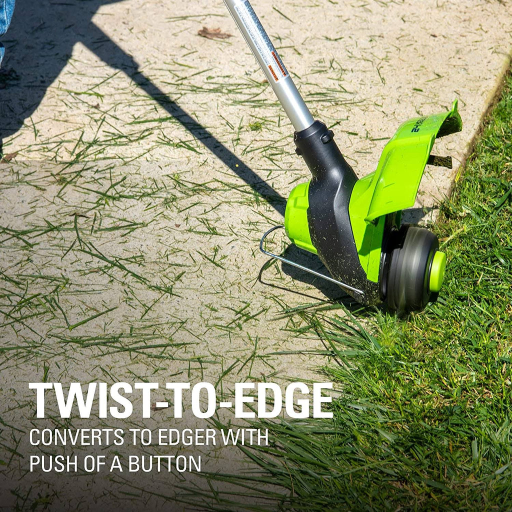 24-Volt Battery Cordless String Trimmer with 4.0 Ah USB Battery and Charger H812974