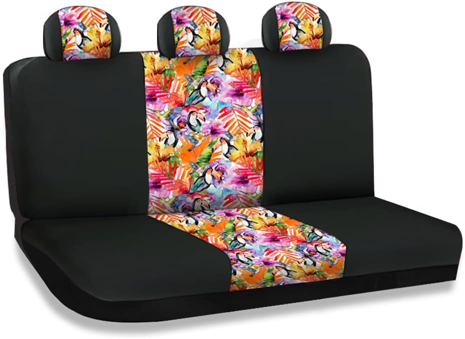 Colorful Toco Toucan Tropical Bird Seat Covers Pack of 2 W9146
