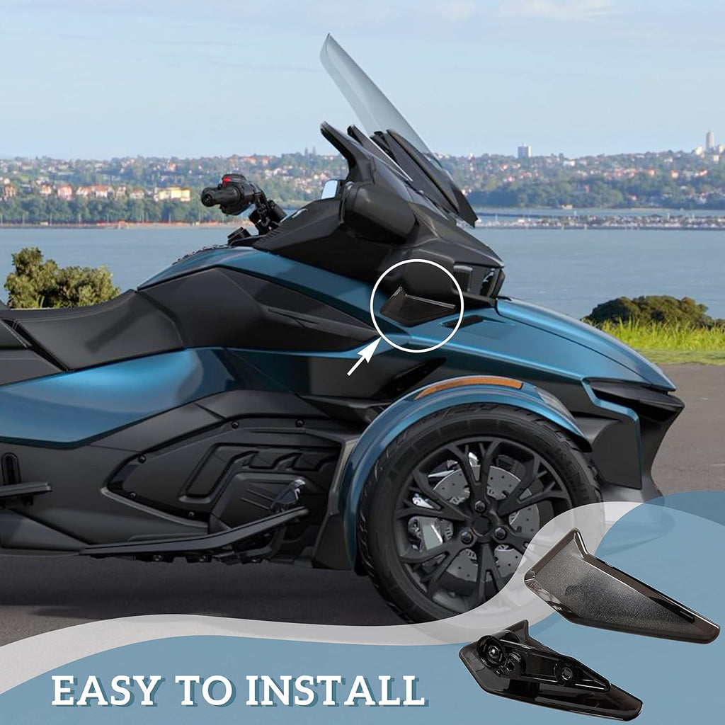 Side Air Deflectors Windshield for Can-Am Spyder RT 2020-2022, 2PCS V71397