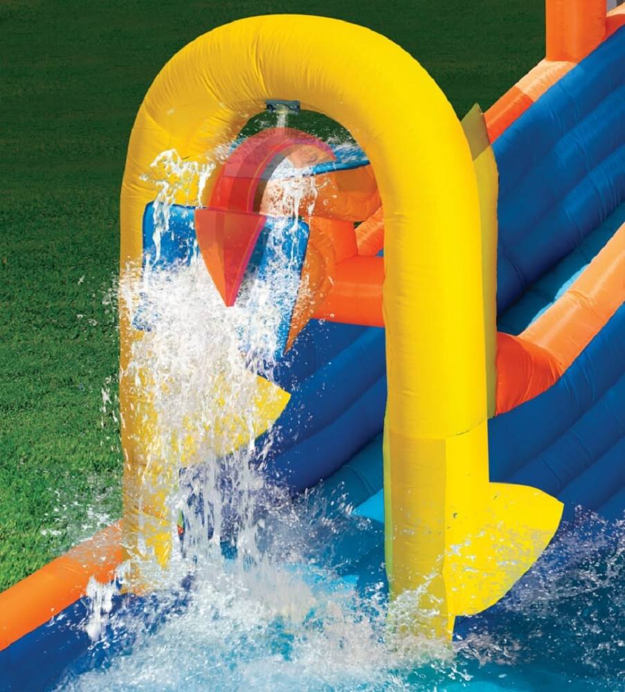 Inflatable Backyard Kids Water Slide and Pool C177505