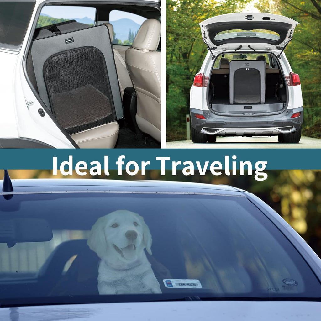 Collapsible Medium Dog Travel Crate Pack of 2 T25395