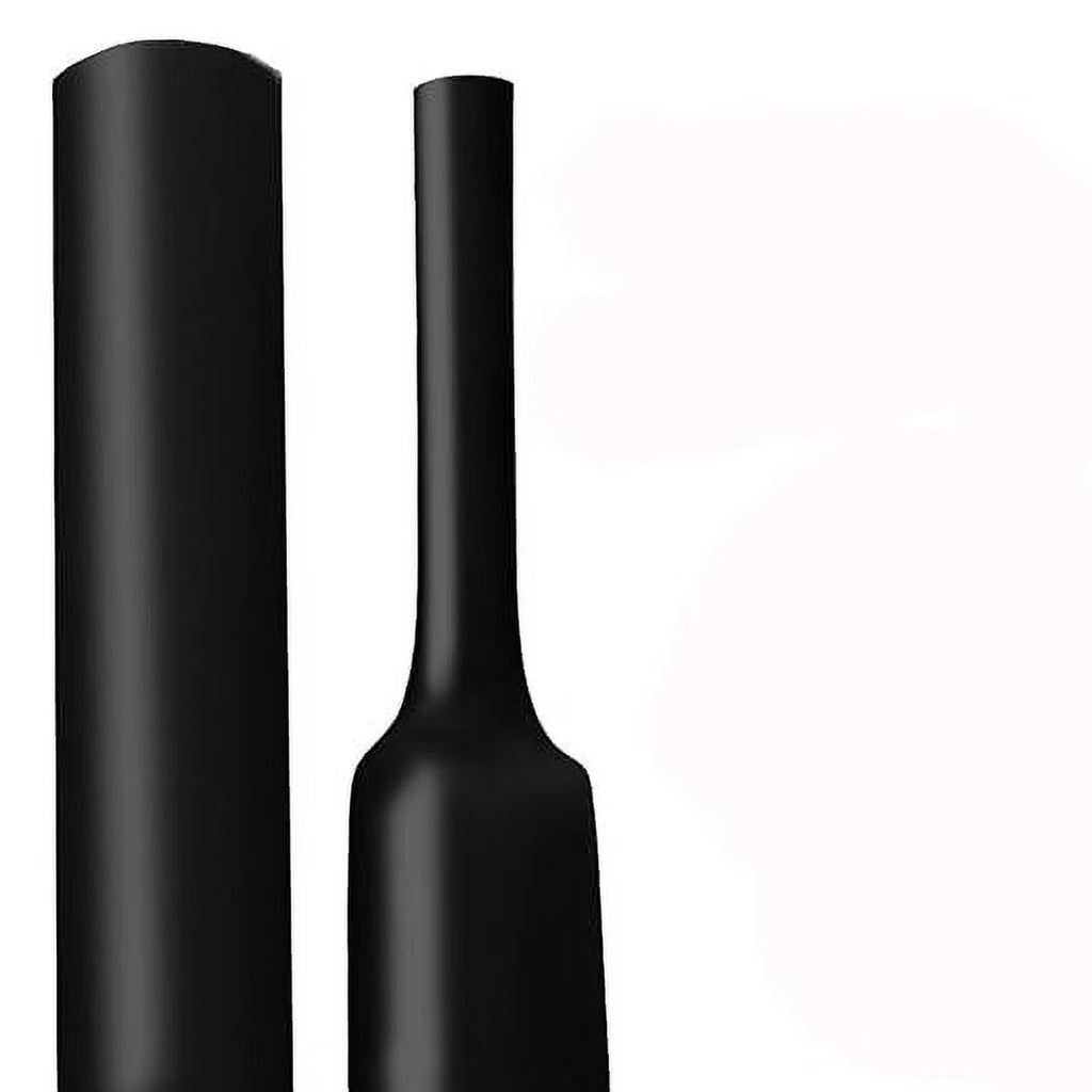 1.5 Inch 3:1 Waterproof Adhesive Lined Heat Shrink Tubing, 4 Ft Black S347498