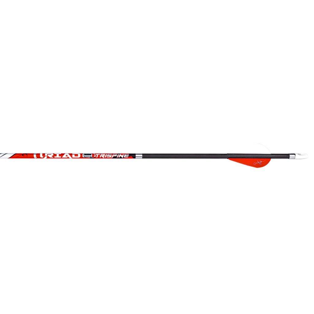 6 PK Carbon Express Maxima Triad Arrows 300 2in Vanes F985