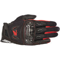 Black Red Motorcycle Gloves K988102