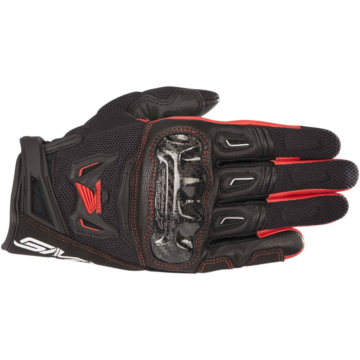 Black Red Motorcycle Gloves K988102