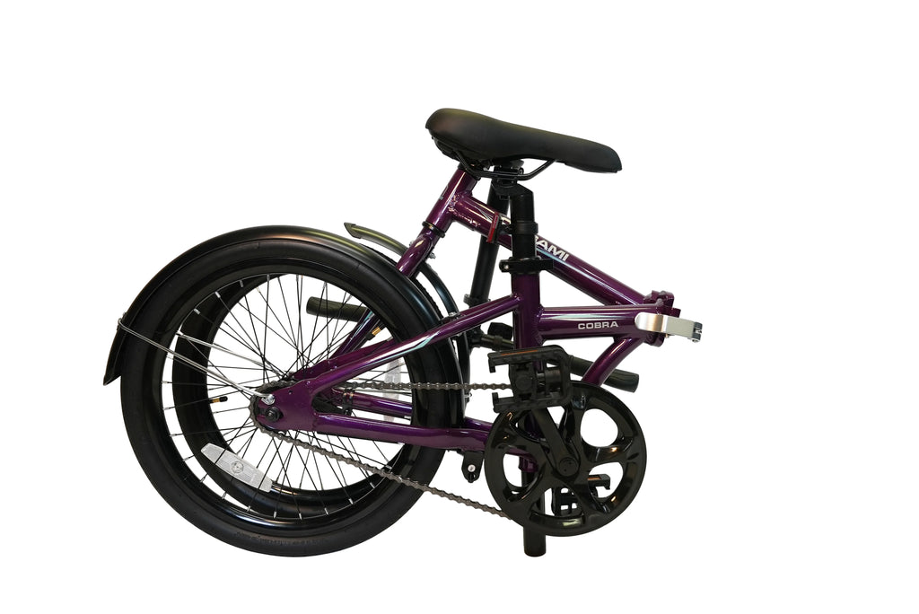 Purple Aluminum Folding Bike J607