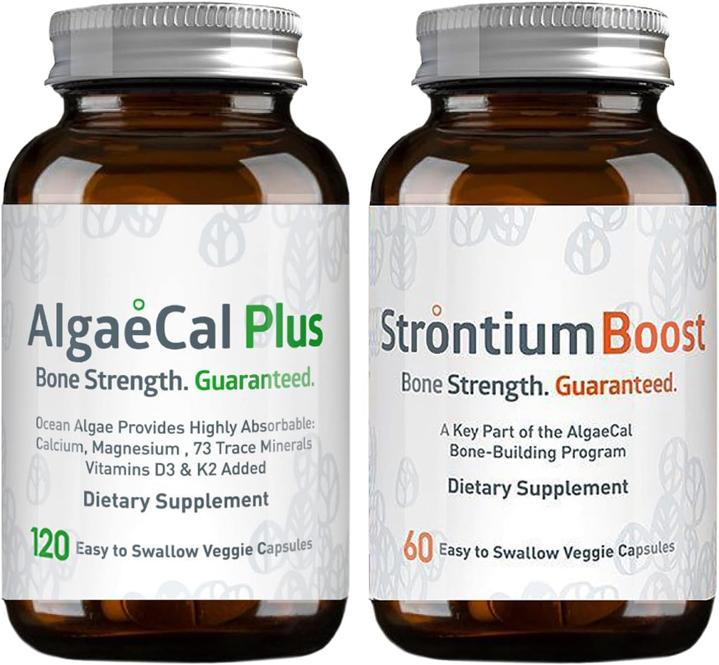 Plant-Based Calcium Supplement with Magnesium, Boron, Vitamin K2 + D3, 3 Month Supply P731615