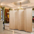 6 Panel Solid Wood Folding Room Divider A3674