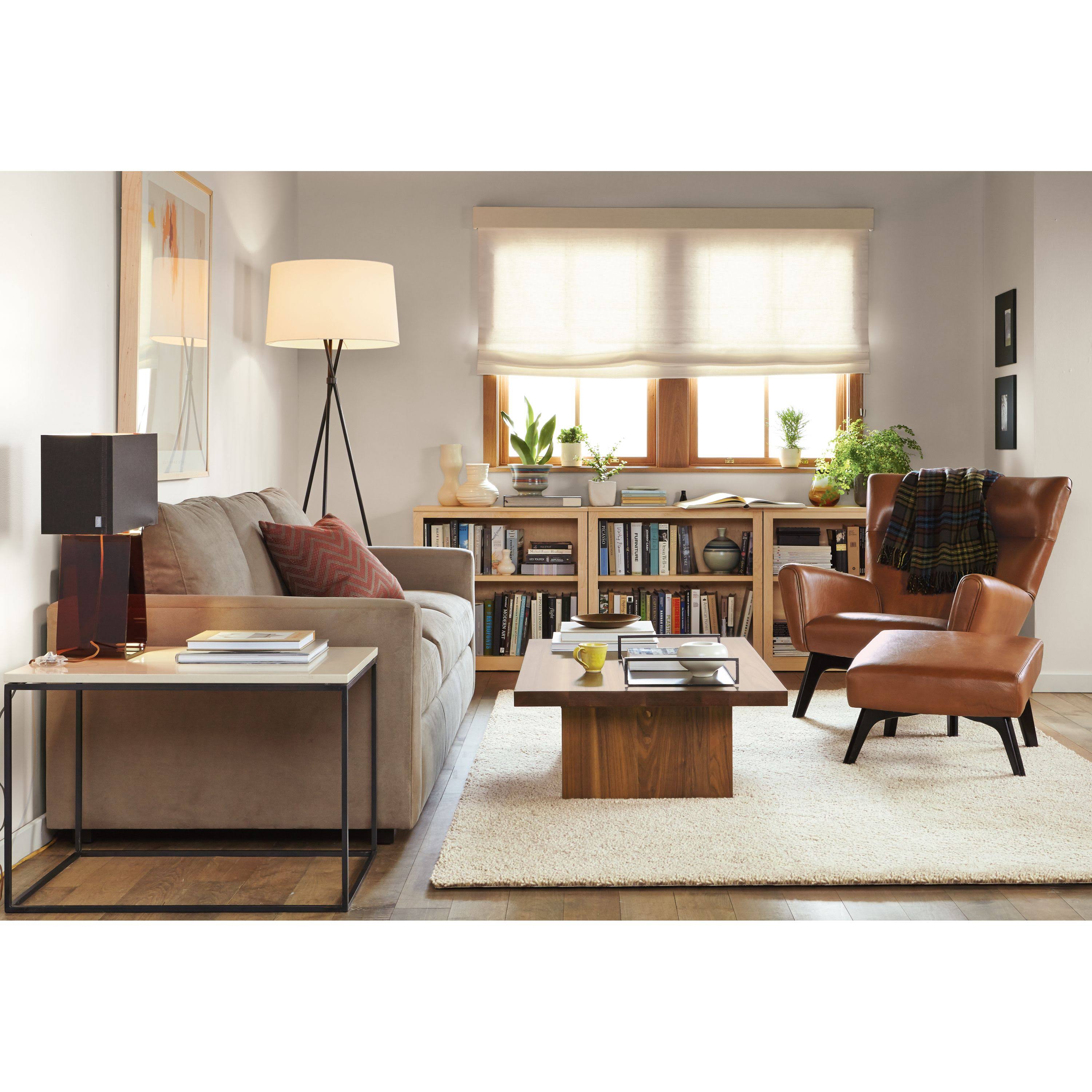 White Venatino Marble Top End Table I3798