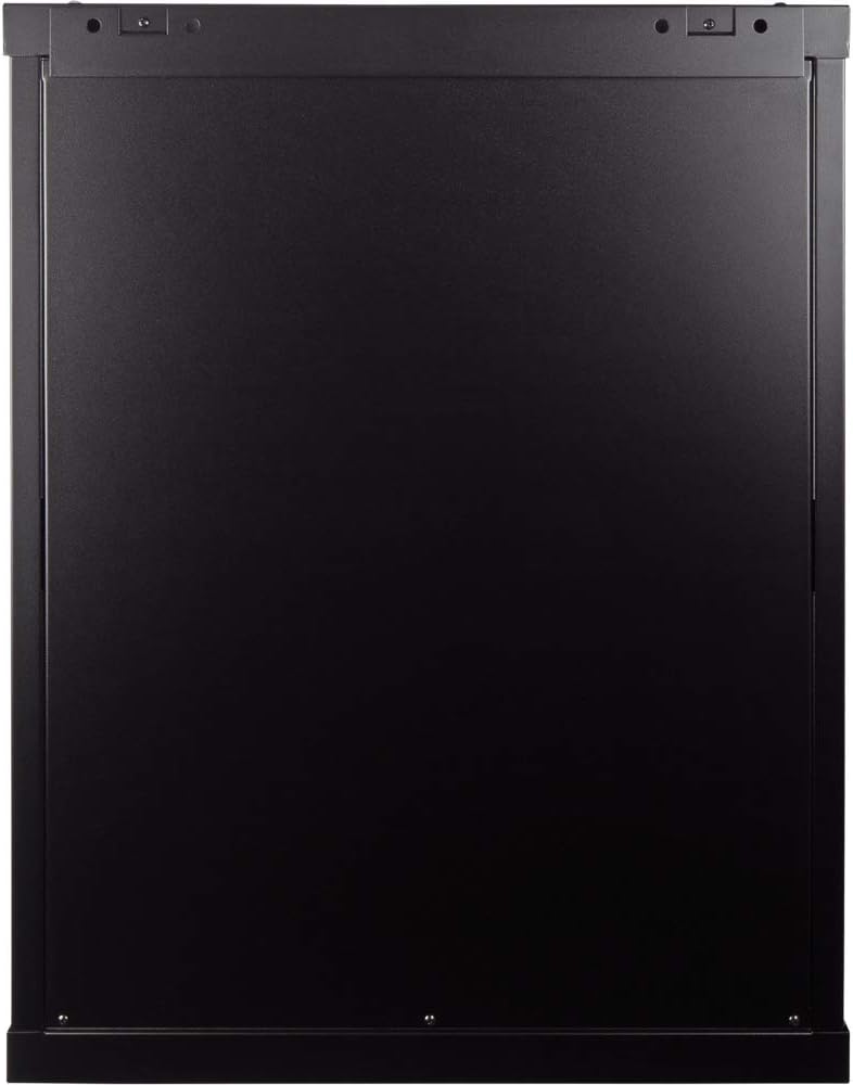 15U Wallmount Cabinet Enclosure 19-Inch Server Network Rack with Locking Perforated Door Black T1688