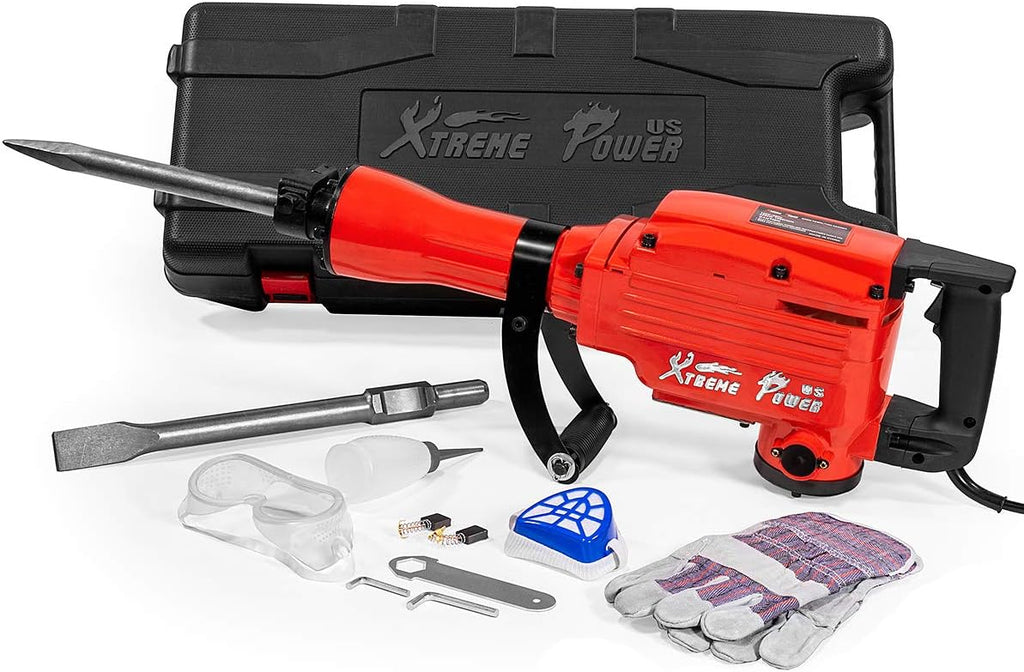 2200Watt Electric Demolition Jack Hammer Concrete Breaker with Case N6585
