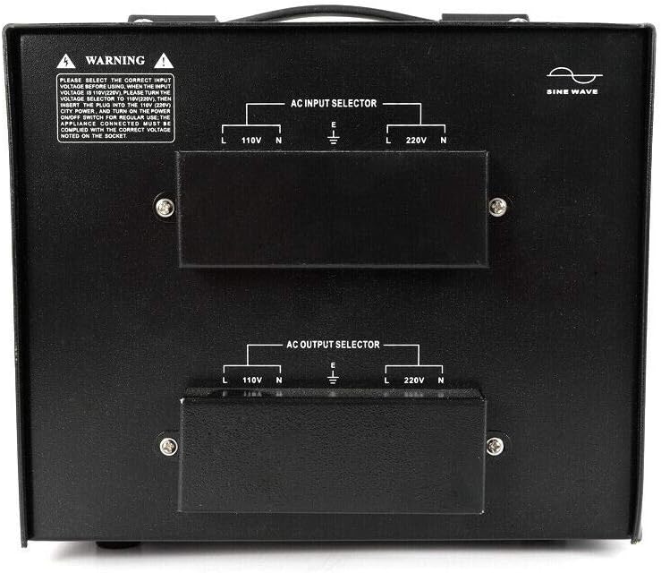 5000 Watt Voltage Converter Transformer, 110V/220V S5112