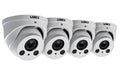 4K Motorized Zoom Lens IP Audio Dome Security Camera White 4-Pack F362