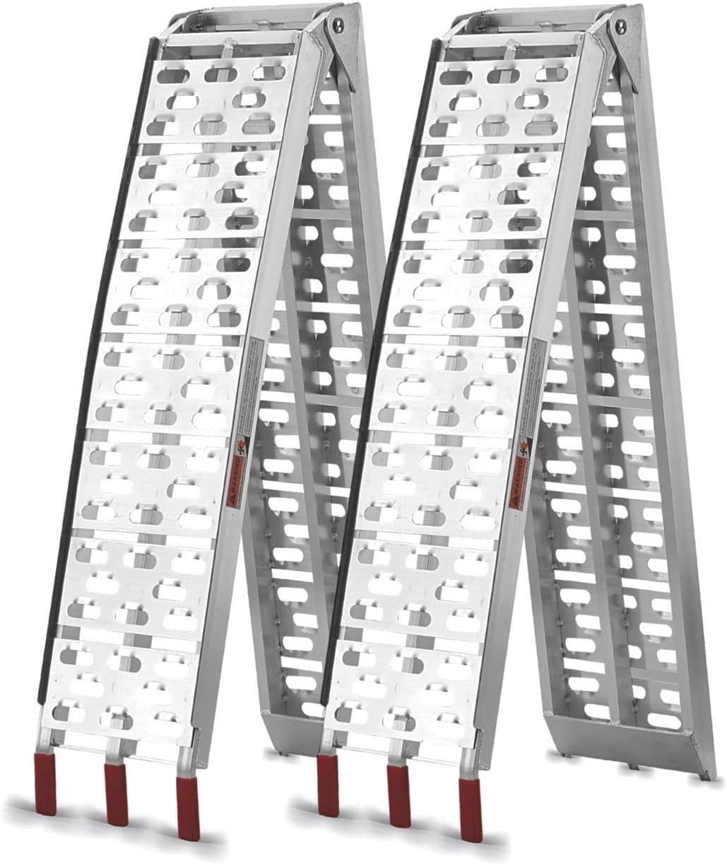 7.5 FT Aluminum ATV Ramps 1500 Lbs Capacity 2PC J130