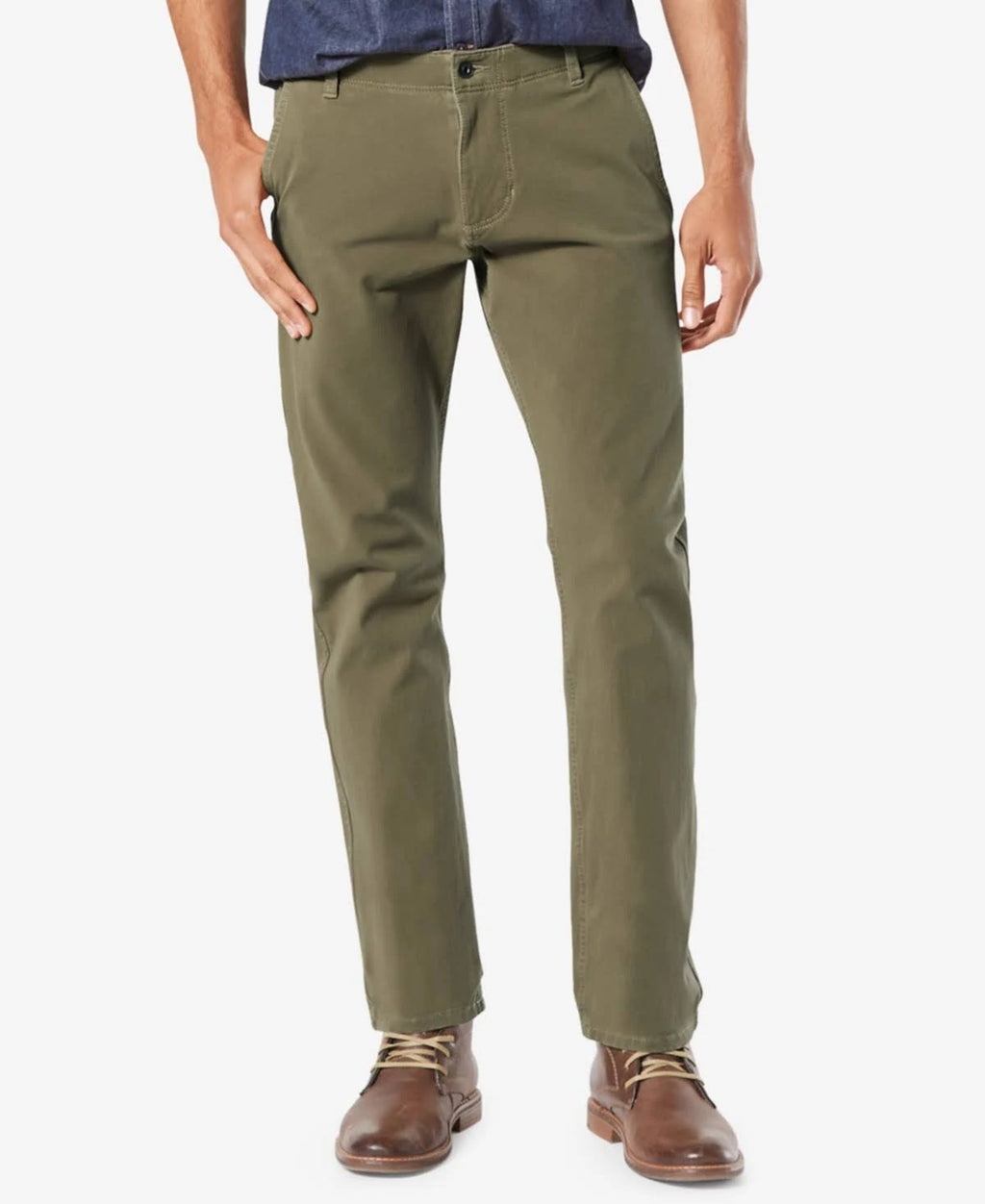 Slim Tapered Fit Olive 34 32 Pants C81717