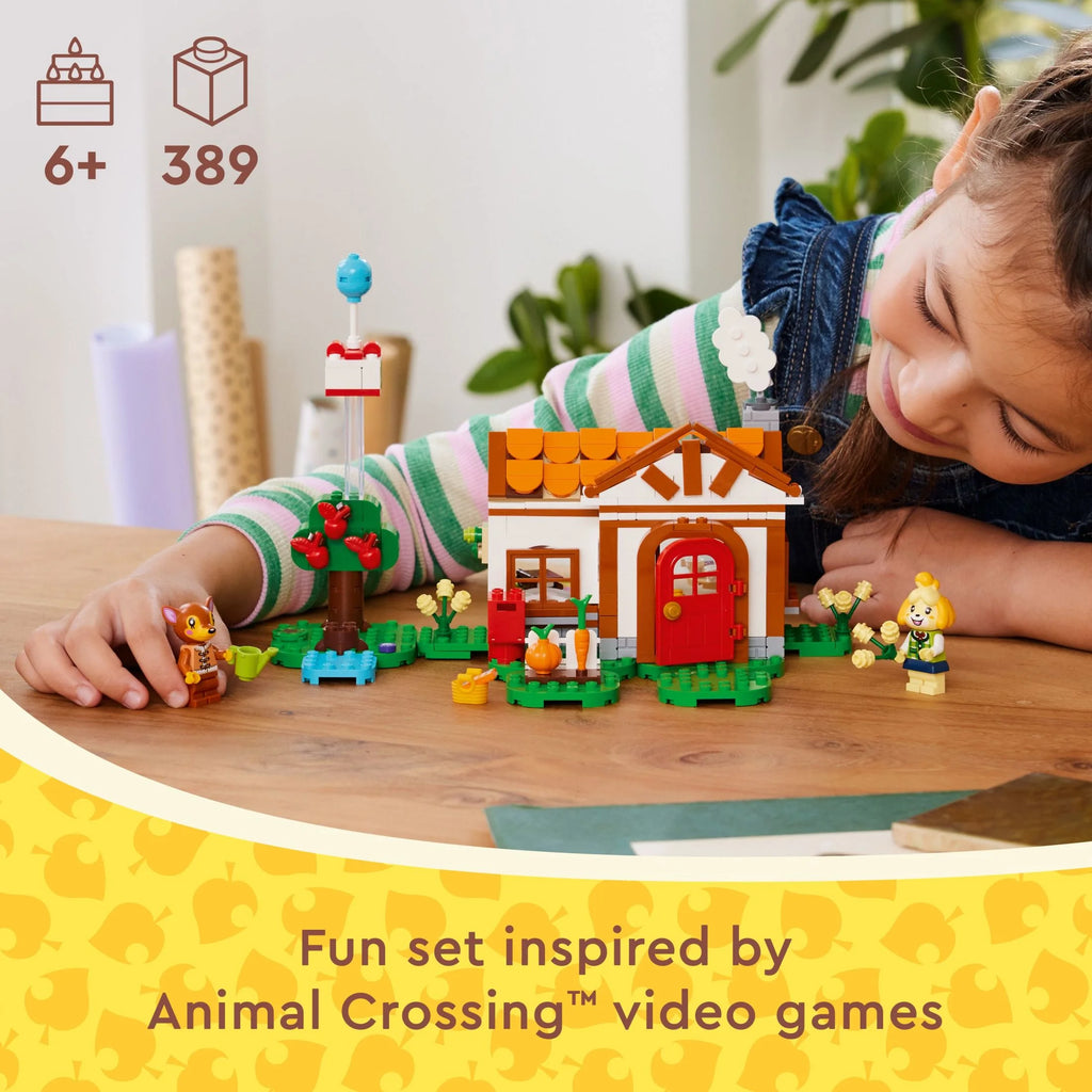 LEGO Animal Crossing Isabelle’s House Visit Buildable Creative Toy Z828019