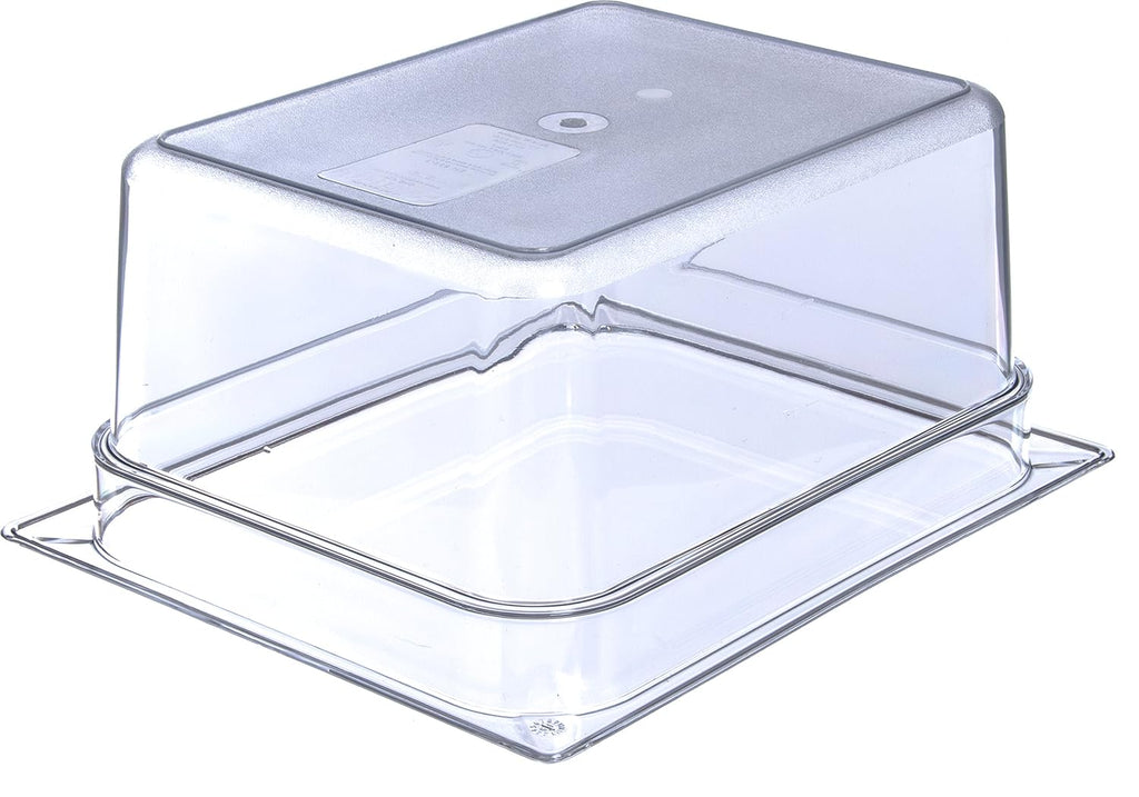 Polycarbonate Half-Size Food Pan, 7.7 qt, Clear, Case of 6 Z96932
