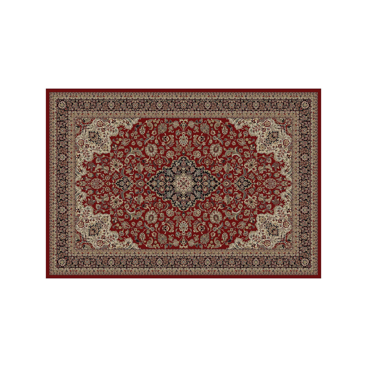 Red Medallion Rug B330