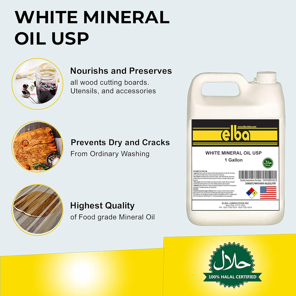 Food Grade Mineral Oil USP Wood & Bamboo Conditioner and Protectant L972