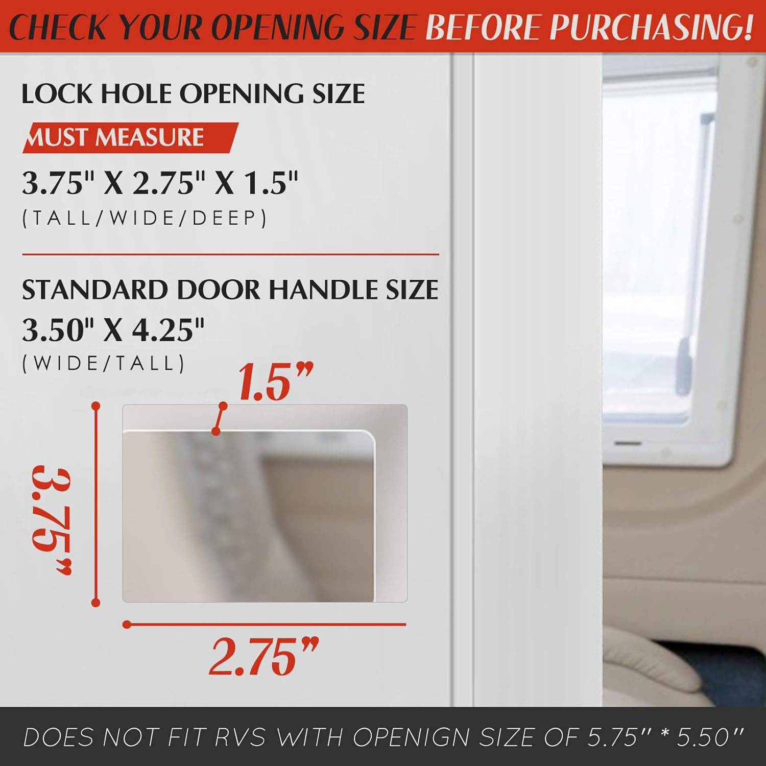Keyless Entry RV Door Lock with Deadbolt and Two Wireless Remote Controllers Z922
