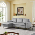 Reversible Pull out Sleeper Sectional Sofa Bed with Storage D63961