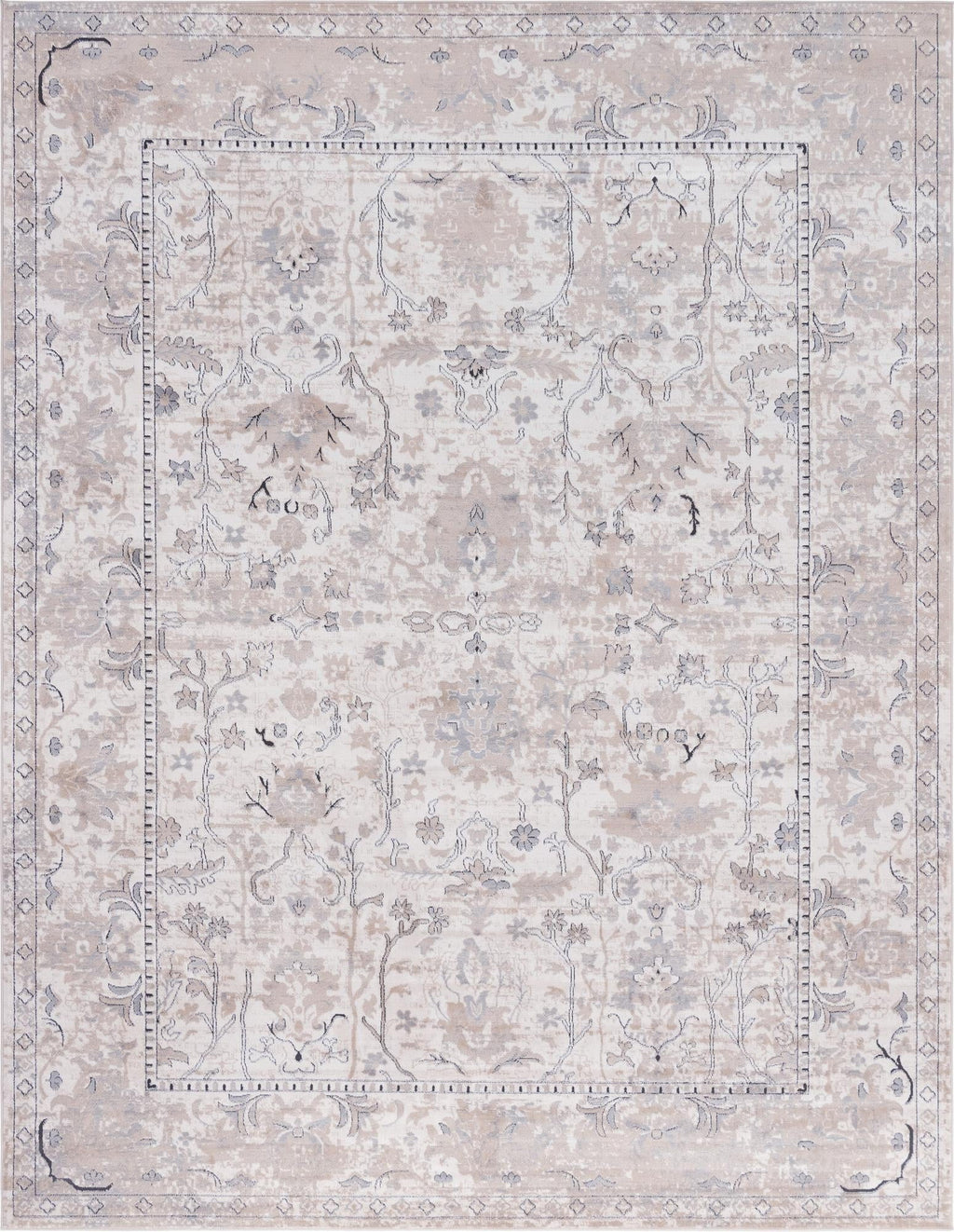 Ivory Low-Pile Rug G7493