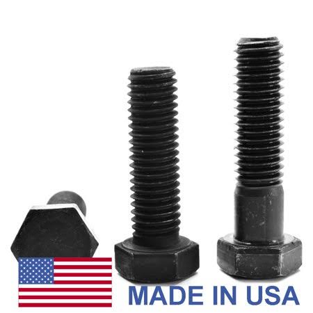 5/8 inch-11 x 9 inch Coarse Thread Grade 8 Hex Cap Screw Black Oxide Pk 10 N2471