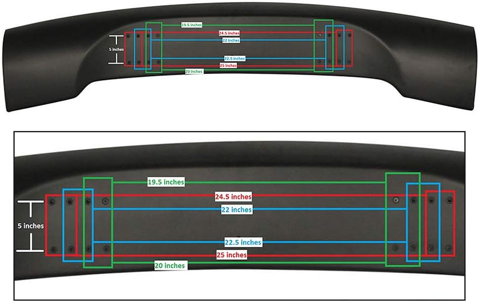 Trunk Spoiler Rear Spoiler Wing Tail Lid Deck Lip R923124