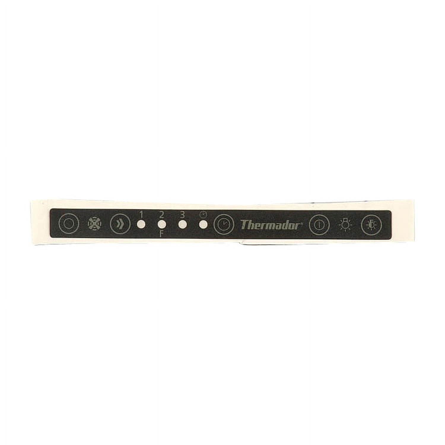 Thermador Range Hood Control Overlay Label F955