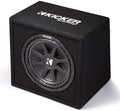 Kicker Comp 12 300W 4 Ohm Carpeted Vented Loaded Subwoofer Enclosure I128858