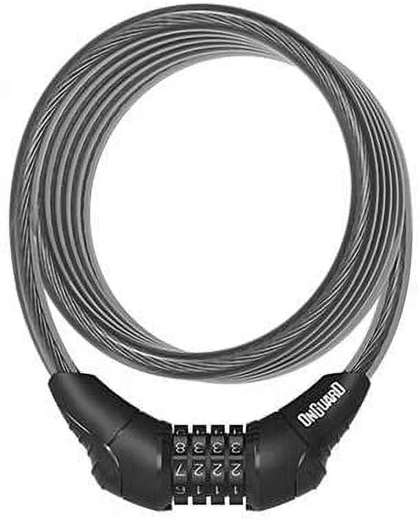 Neon Combo Coil Cable Lock R9214