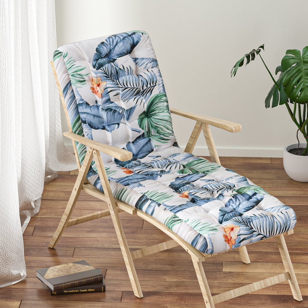 Blue Tufted Lounge Chaise Chair K965444