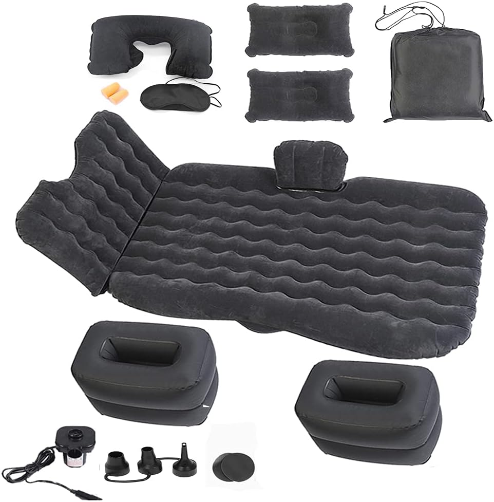 Automatic Inflatable SUV Air Mattress Bed with Back Rear Seat Self Inflating Portable Car Camping Sleeping Pad Z719