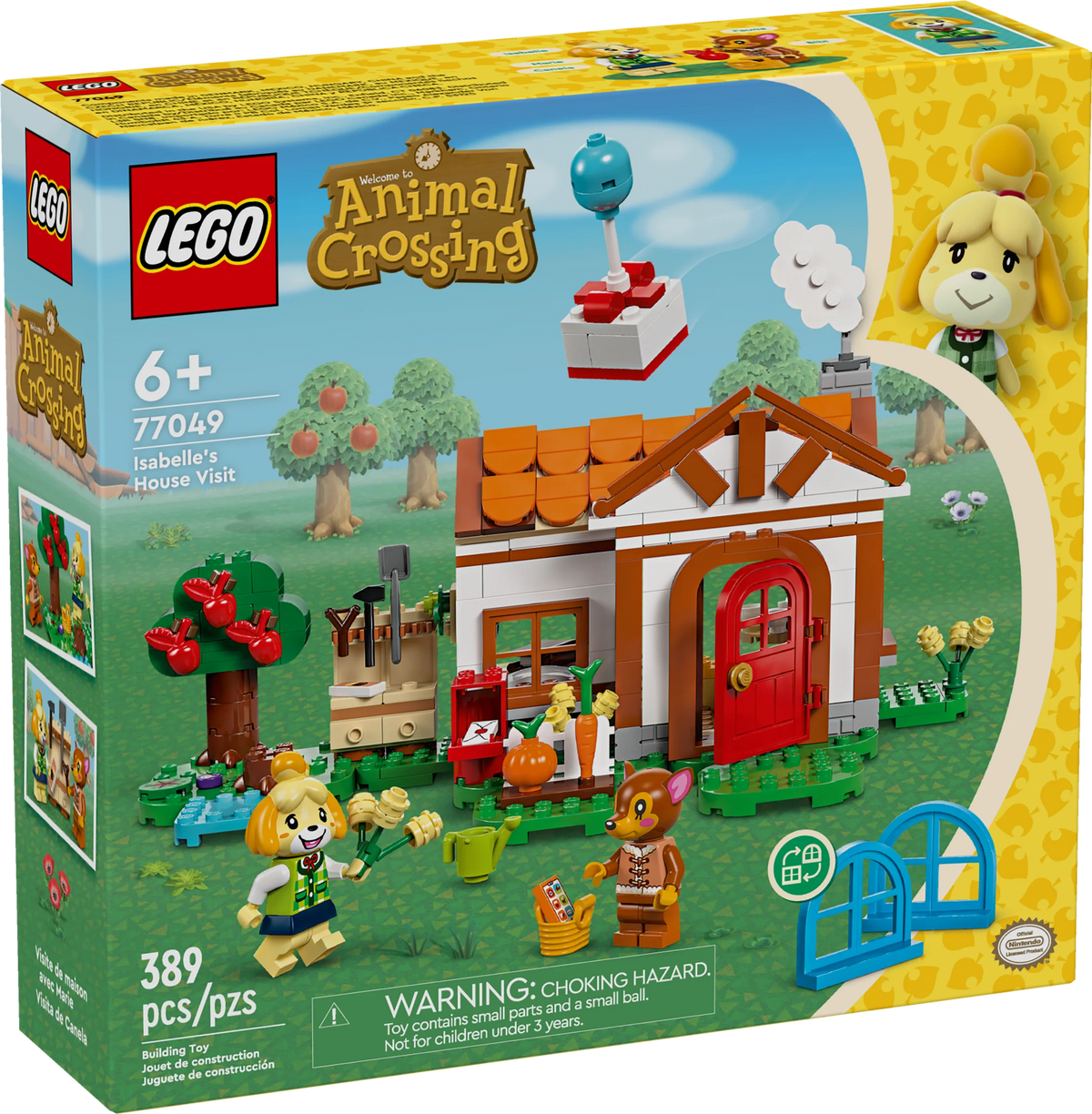LEGO Animal Crossing Isabelle’s House Visit Buildable Creative Toy Z828019