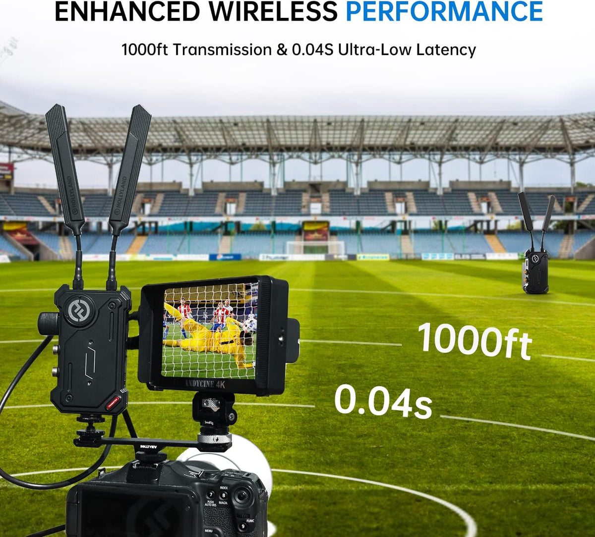 Wireless HDMI SDI Video Transmitter Receiver 1000ft 1080P 5G J20975