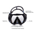 Diving Goggles, Snorkel And Adjustable Fins Z5531