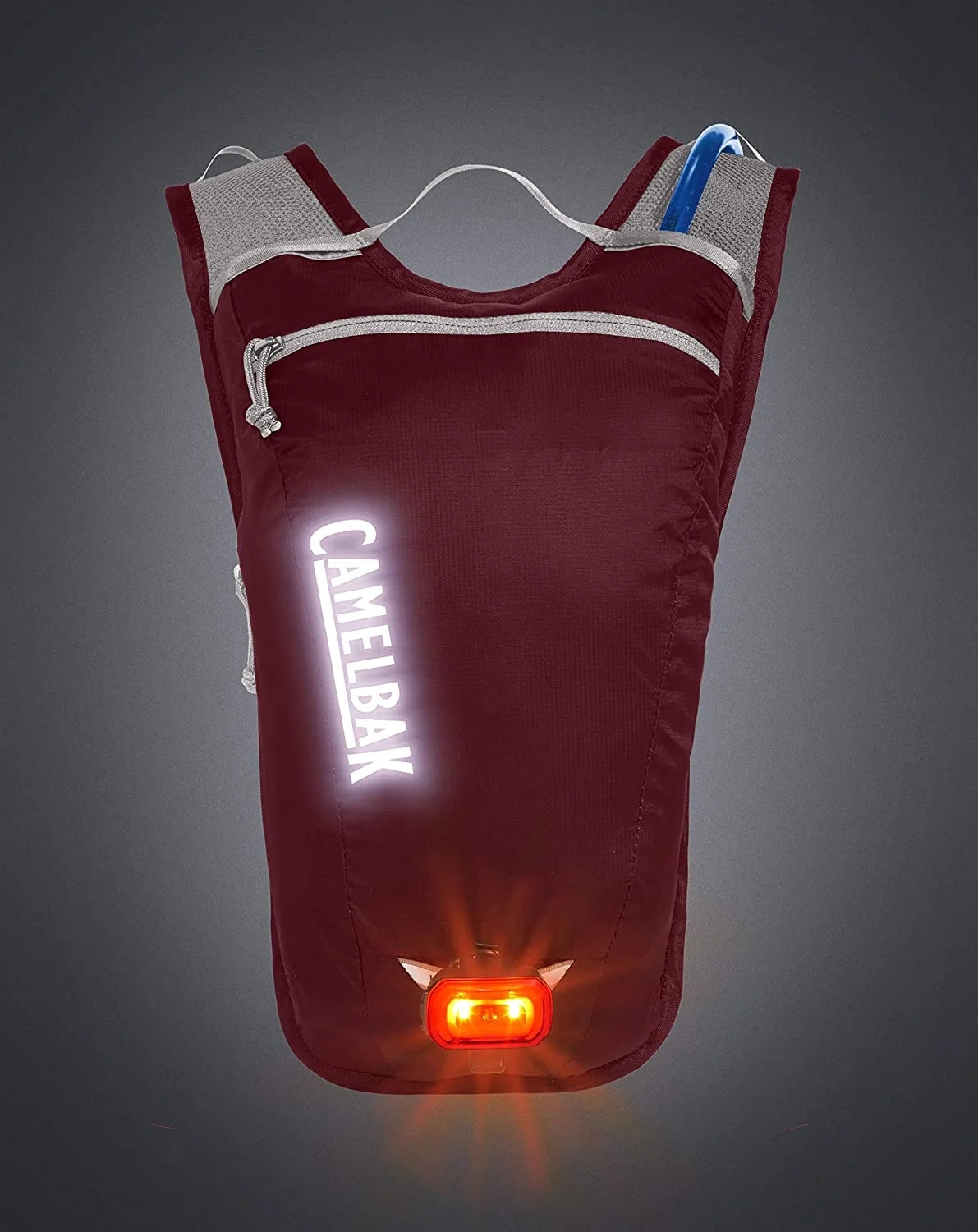 Burgundy Silver Light Backpack F1152