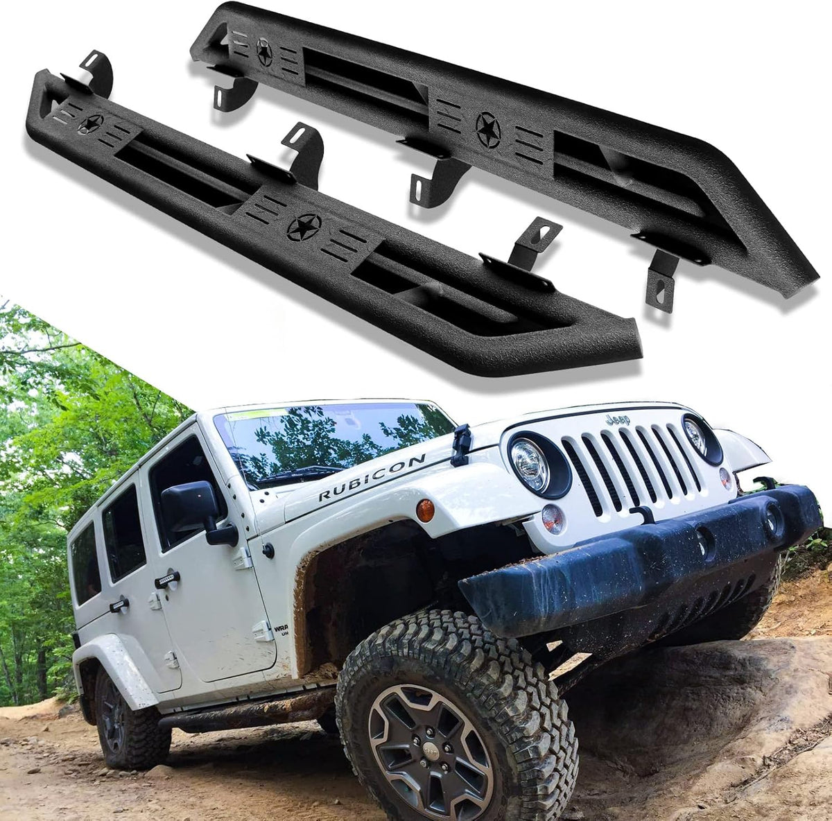 Running Boards Side Steps Nerf Bar Rock Sliders Rail H73131