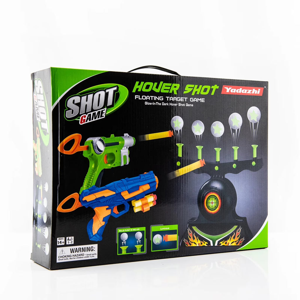 Glow in The Dark Floating Ball Target Practice Toys for Kids with 10 Soft Foam Balls 3 Darts H244139