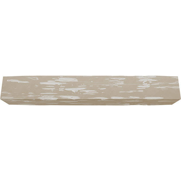 White Washed Faux Wood Fireplace Mantel S331