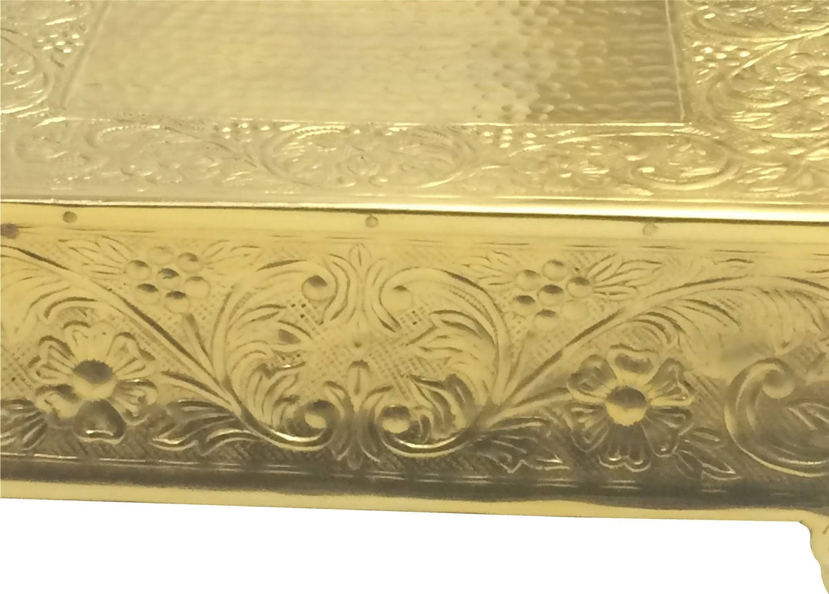 Gold Aluminum Wedding Cake Stand X3306