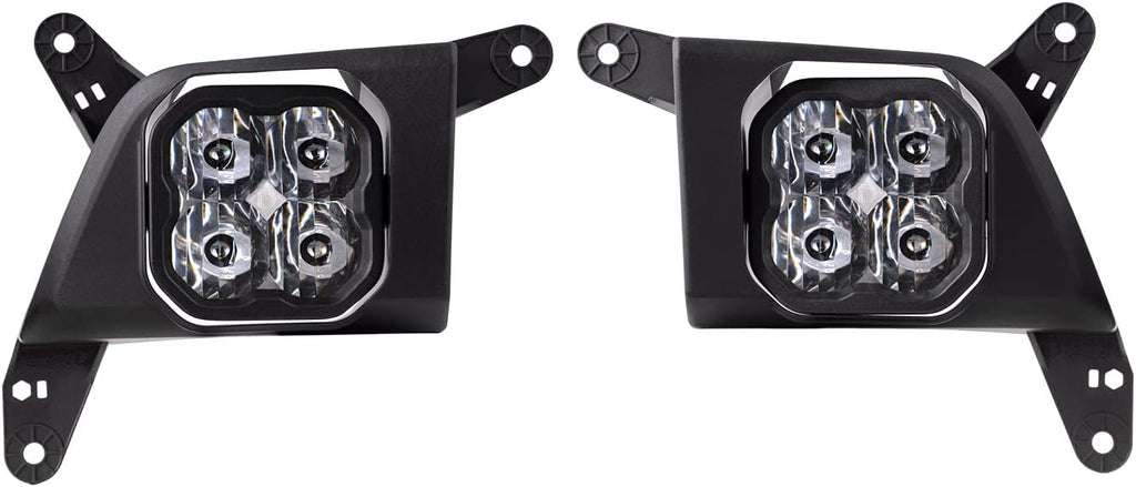 SS3 LED Fog Light Kit for Chevrolet Silverado 1500 2019-2021, White SAE/DOT Driving Sport U957264
