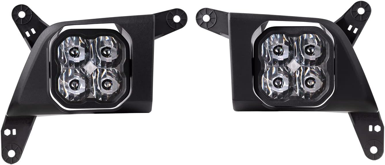 SS3 LED Fog Light Kit for Chevrolet Silverado 1500 2019-2021, White SAE/DOT Driving Sport U957264