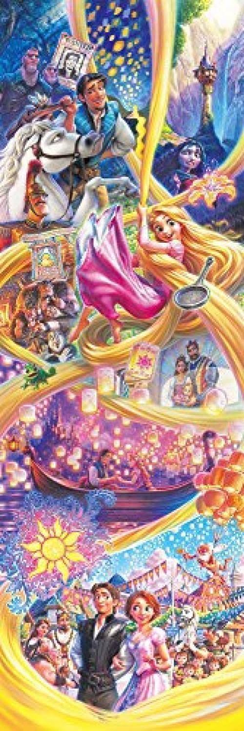950-piece Jigsaw Puzzle Tangled Rapunzel Story 34x102cm C4792