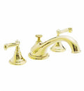 10 1/4x22 Two Handle Widespread Roman Tub Trim Faucet Set in Ultra Stainless Steel Q59805