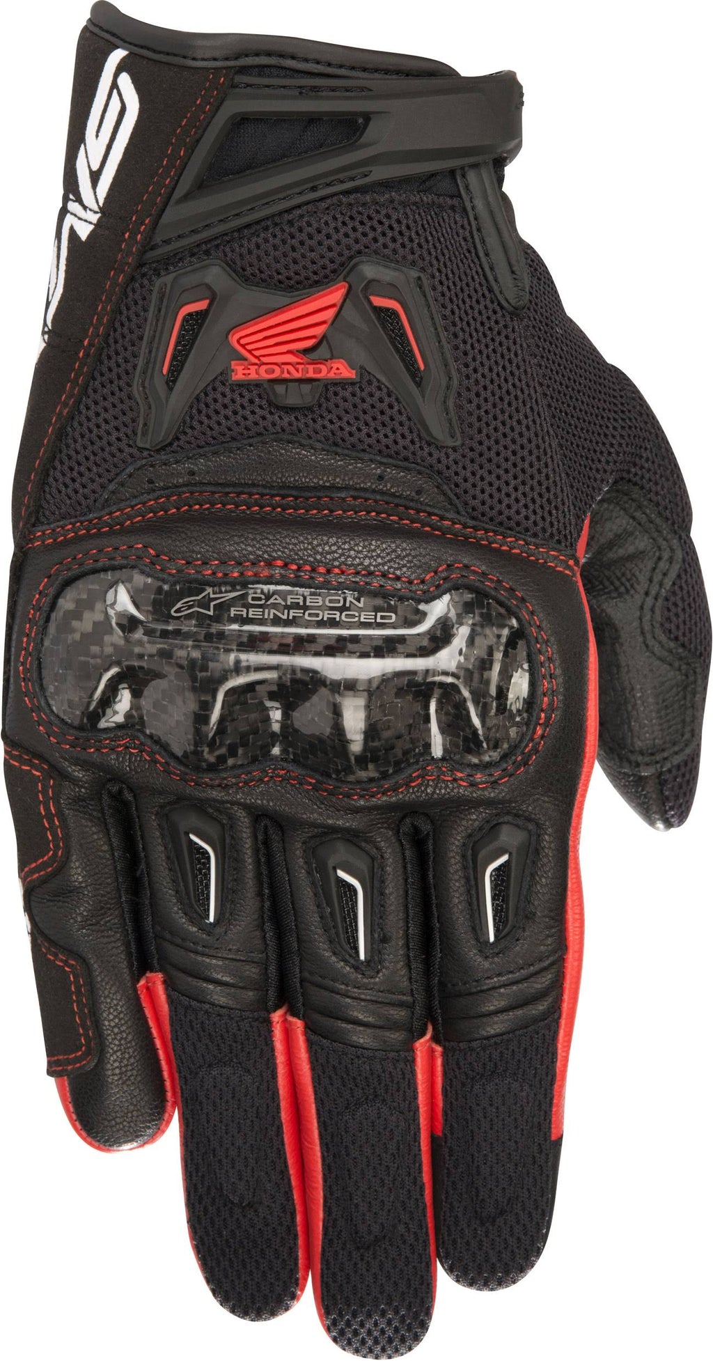Black Red Motorcycle Gloves K988102