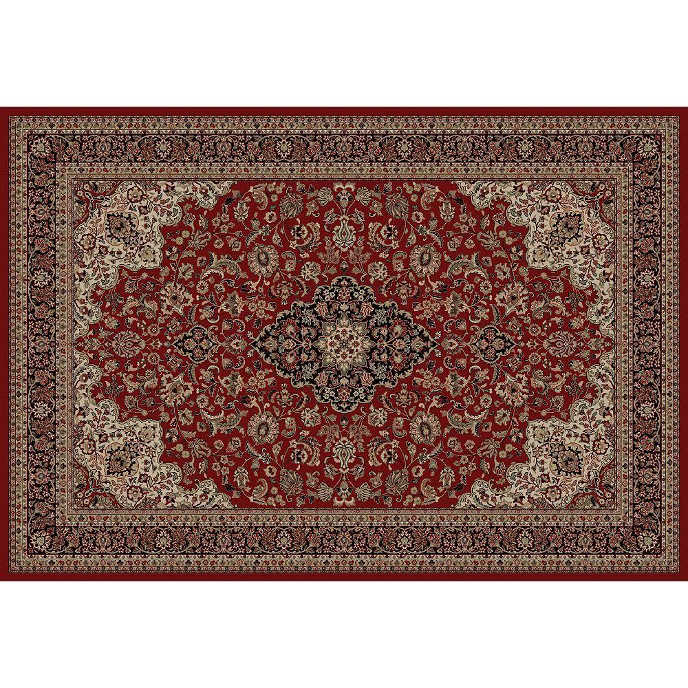 Red Medallion Rug B330