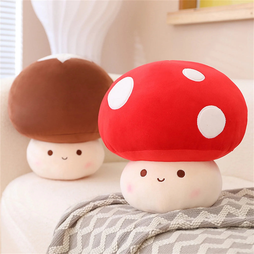 Cute Mushroom Plush Toy Stuffed Doll Pillow X89675