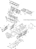 Polaris Ranger Skid Plate Gloss Black Z979406