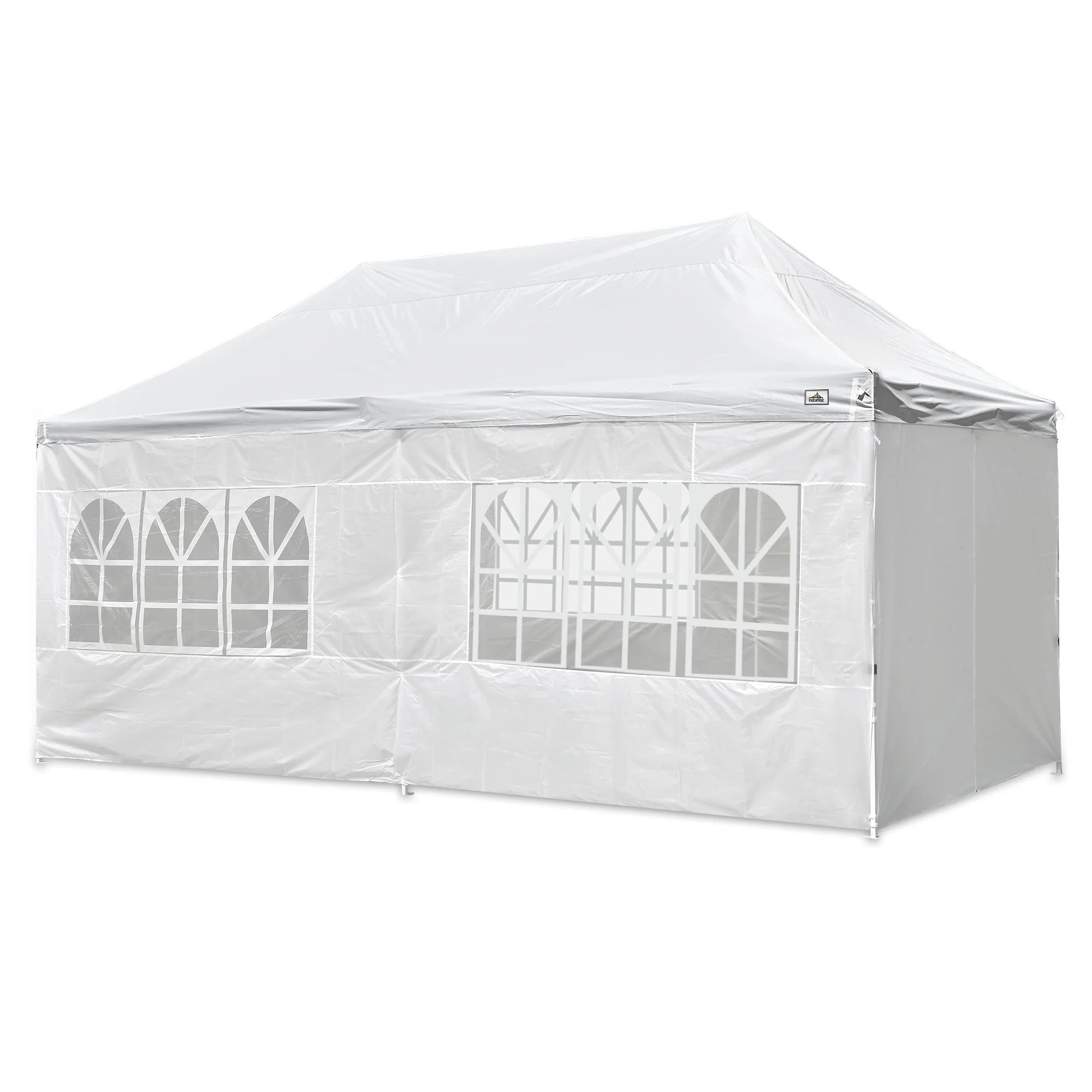 White 10x20ft Pop Up Gazebo with 4 Sidewalls S95136